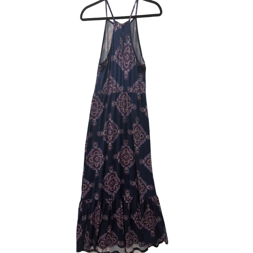 French Grey Stitch Fix Paisley Sleeveless Maxi Dress Size Small - Picture 2 of 10